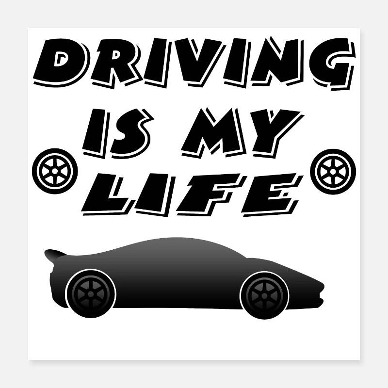 Auto Poster 40x40 cm