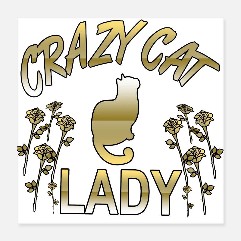 Cat Poster 16" x 16" (40x40 cm)