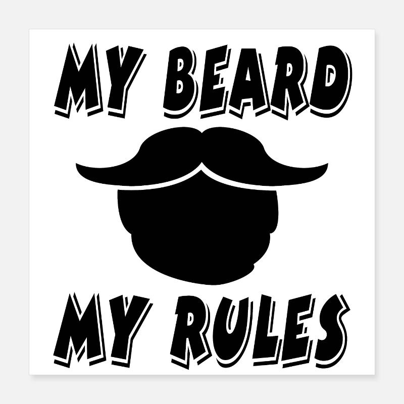 Barbe Poster 40 x 40 cm