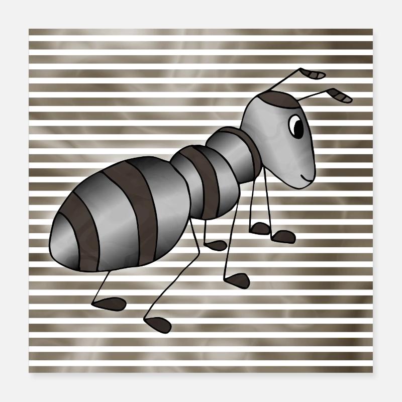 Ant Poster 16" x 16" (40x40 cm)