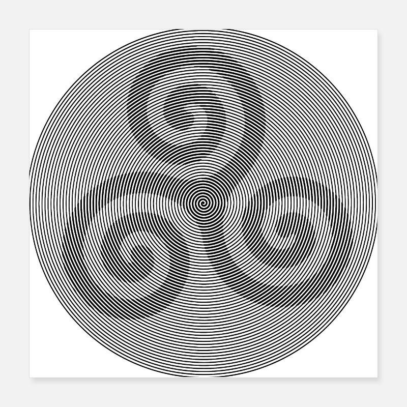 Triskele Poster 16" x 16" (40x40 cm)