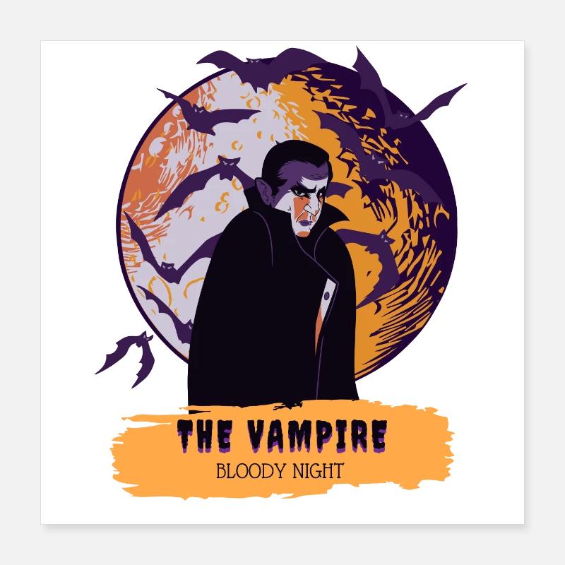 Le Vampire Poster 40 x 40 cm
