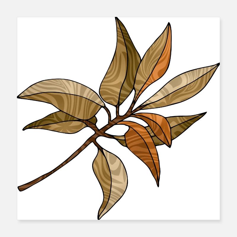 Liste Poster 40x40 cm