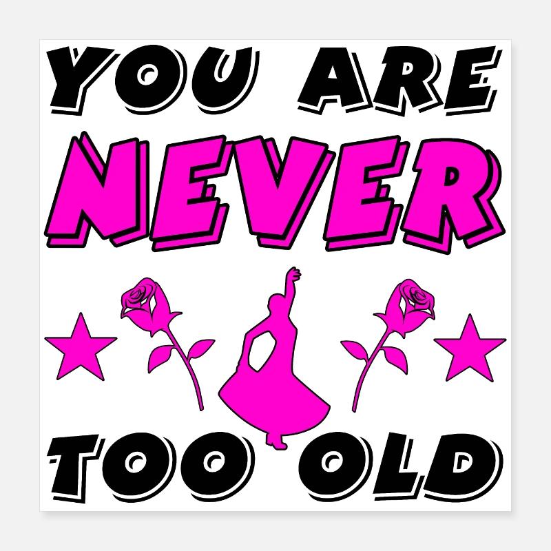 Dance Poster 16" x 16" (40x40 cm)