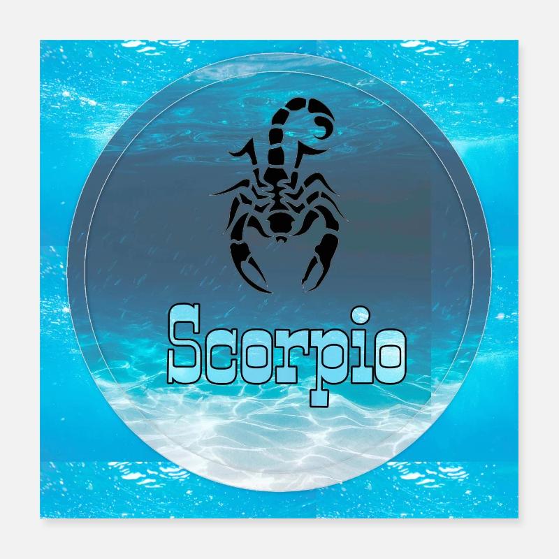 scorpio Poster 16" x 16" (40x40 cm)
