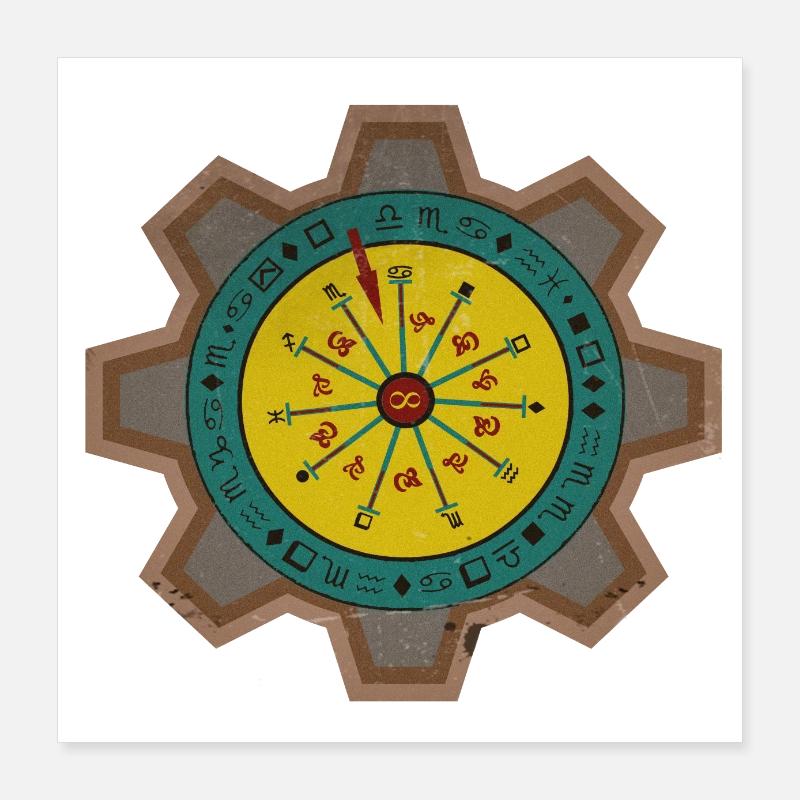 Unendlichkeitssymbol Poster 40x40 cm