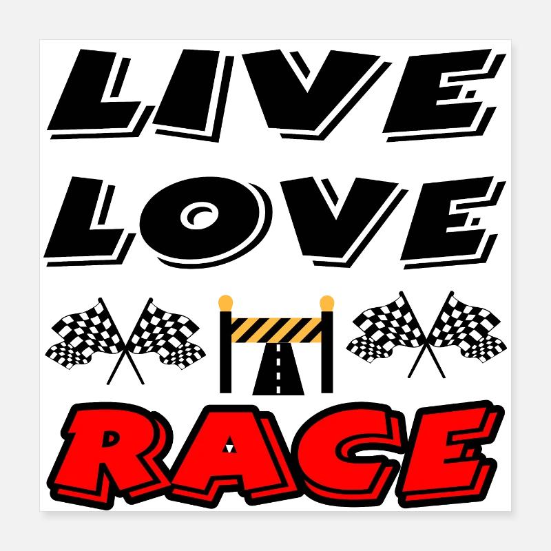 Car Poster 16" x 16" (40x40 cm)