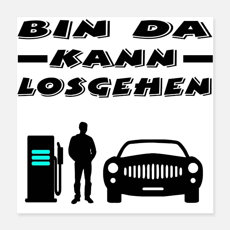 Auto Poster 40x40 cm