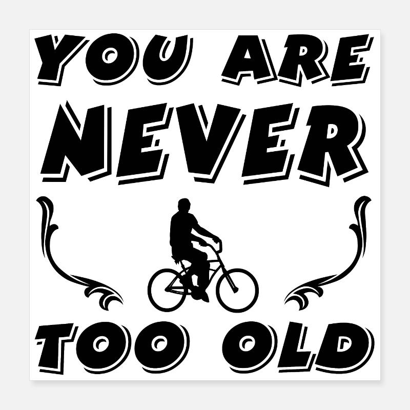 Bicyclette Poster 40 x 40 cm