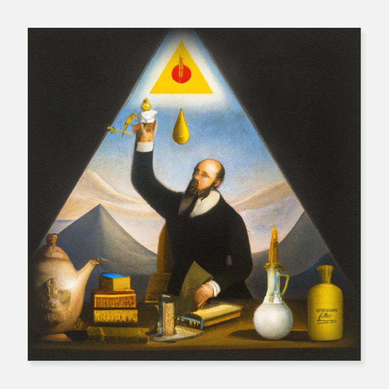 The Alchemist Poster 16" x 16" (40x40 cm)