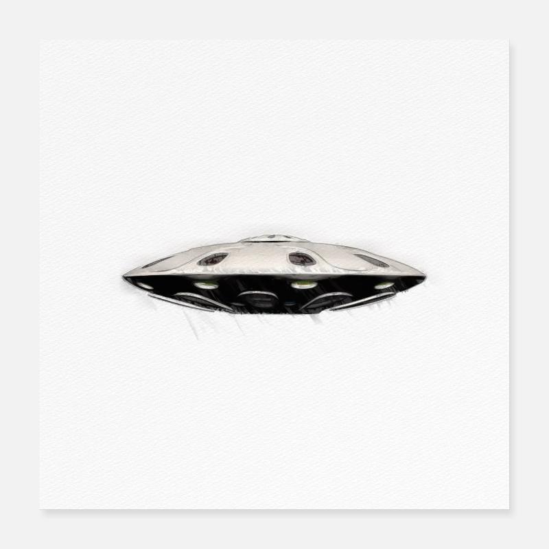 UFO Poster 16" x 16" (40x40 cm)