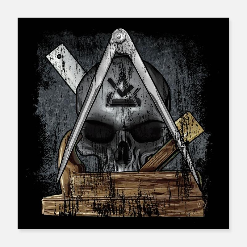 Tischler Poster 40x40 cm