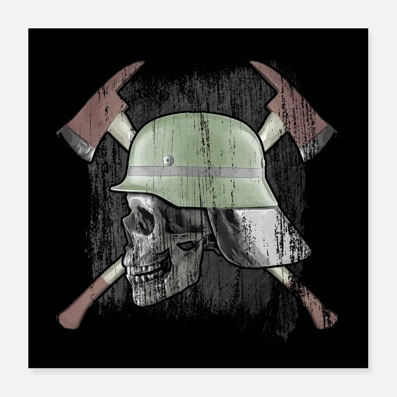 Fire brigade Poster 16" x 16" (40x40 cm)