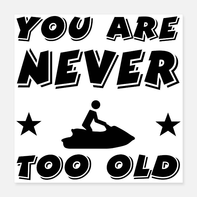 Jetski Poster 40x40 cm