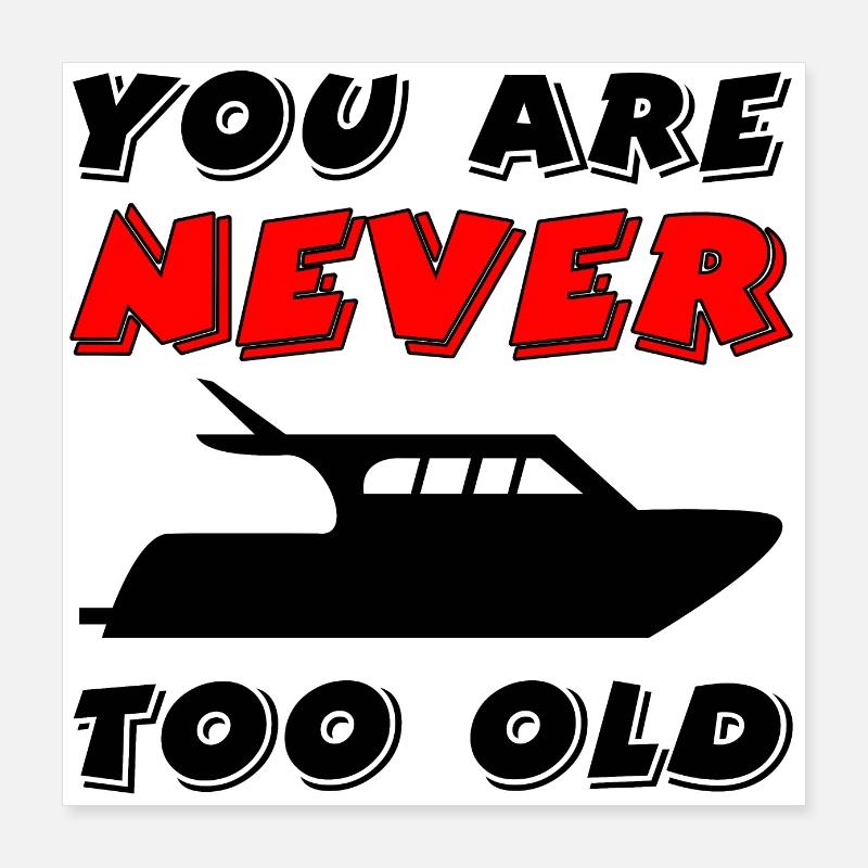 Canot automobile Poster 40 x 40 cm