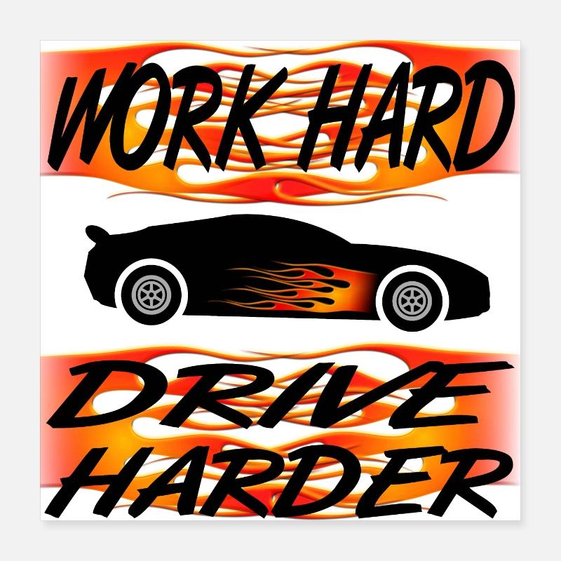 Auto Poster 40x40 cm