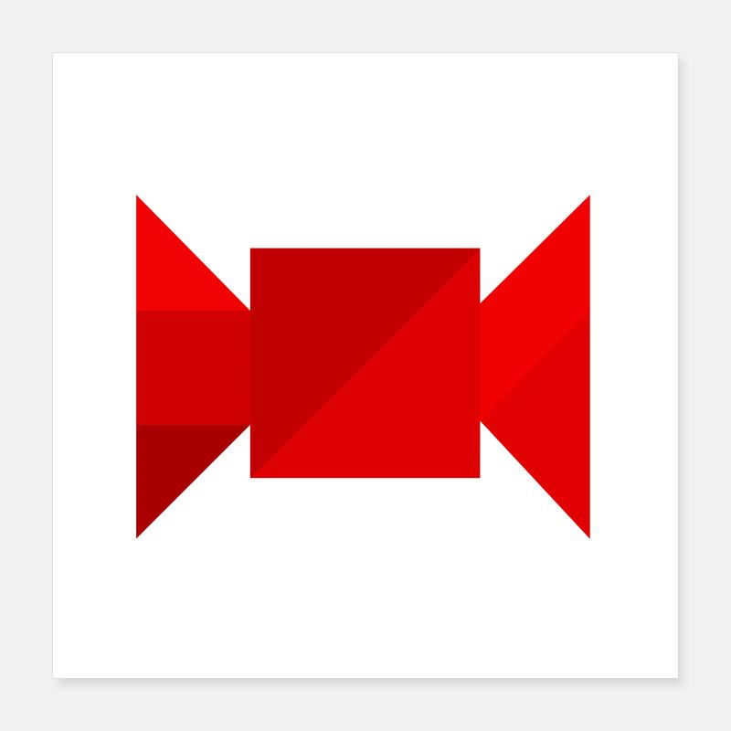 Candy - Tangram Poster 16" x 16" (40x40 cm)