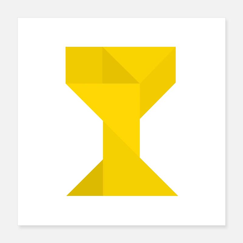 Trophée - Tangram Poster 40 x 40 cm