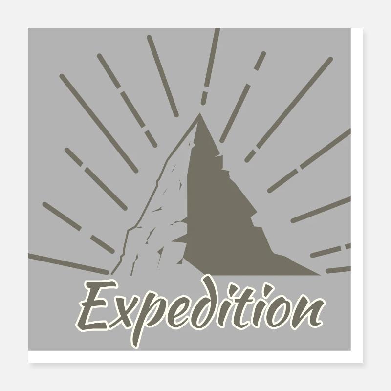 expedition Poster 40 x 40 cm