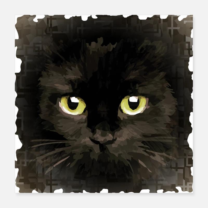 Cat Poster 16" x 16" (40x40 cm)