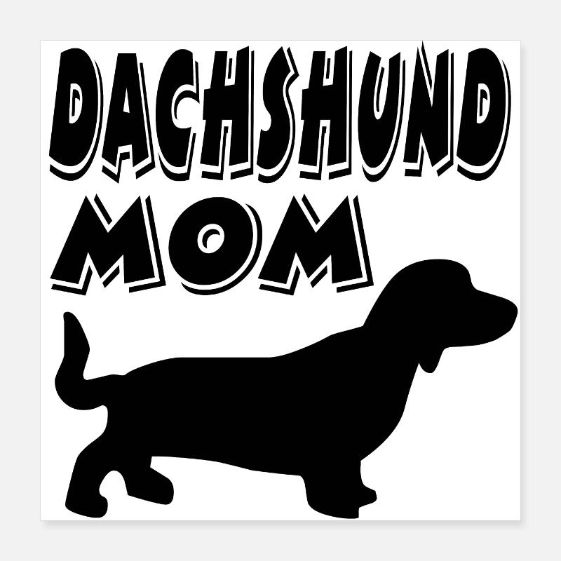 Dachshund Poster 16" x 16" (40x40 cm)