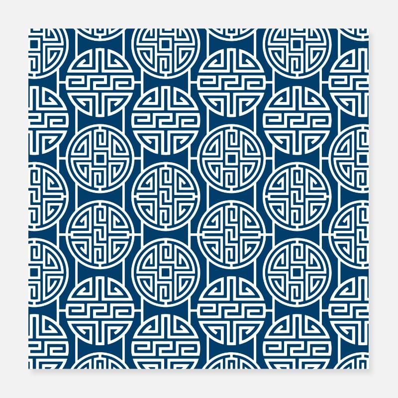 Modèle chinois Poster 40 x 40 cm