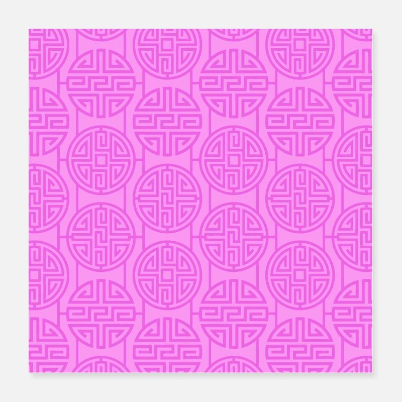 Modèle chinois Poster 40 x 40 cm