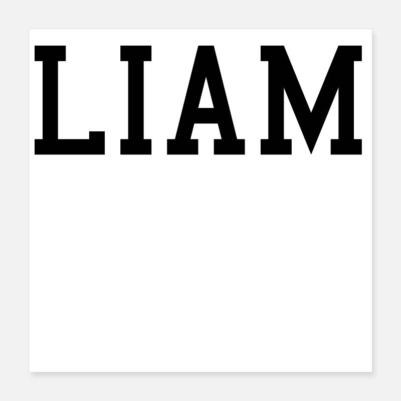 LIAM Poster 16" x 16" (40x40 cm)