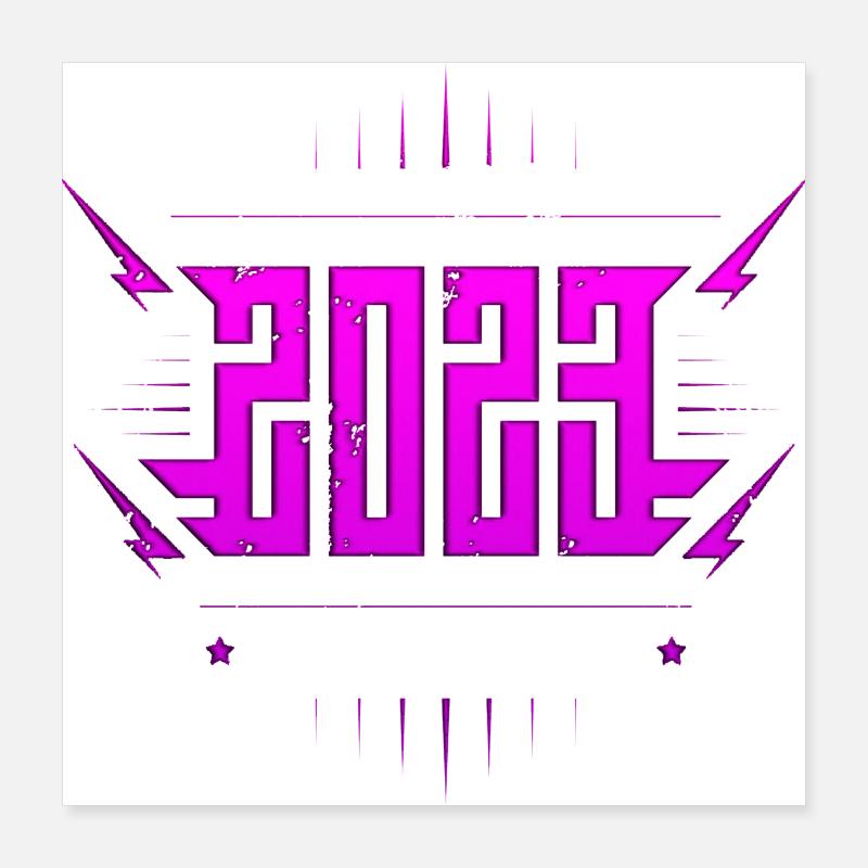 Graffiti style Splash hip hop colors painter 2023 Poster 16" x 16" (40x40 cm)