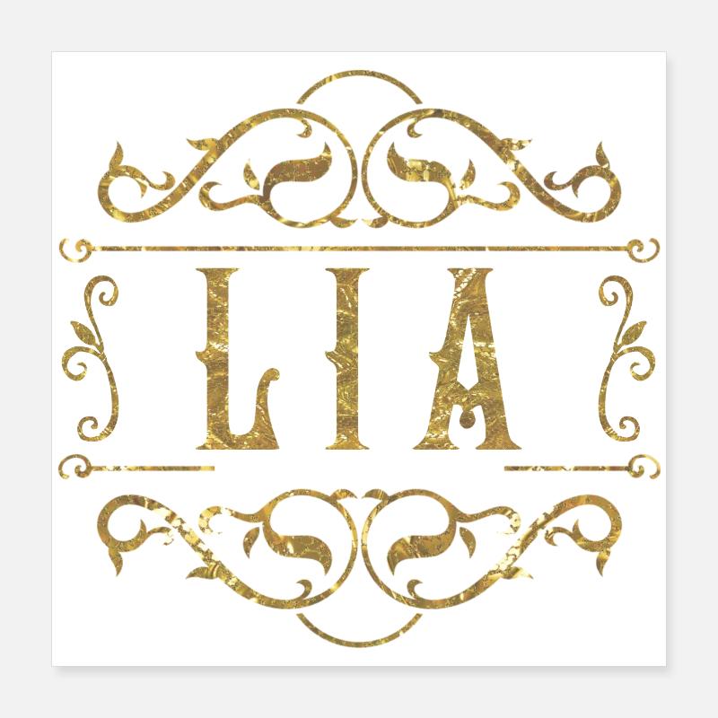 Lia or Poster 40 x 40 cm
