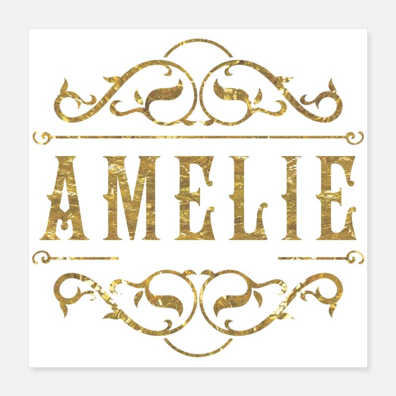 Amélie or Poster 40 x 40 cm