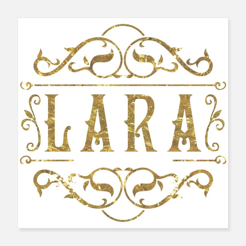 Lara or Poster 40 x 40 cm