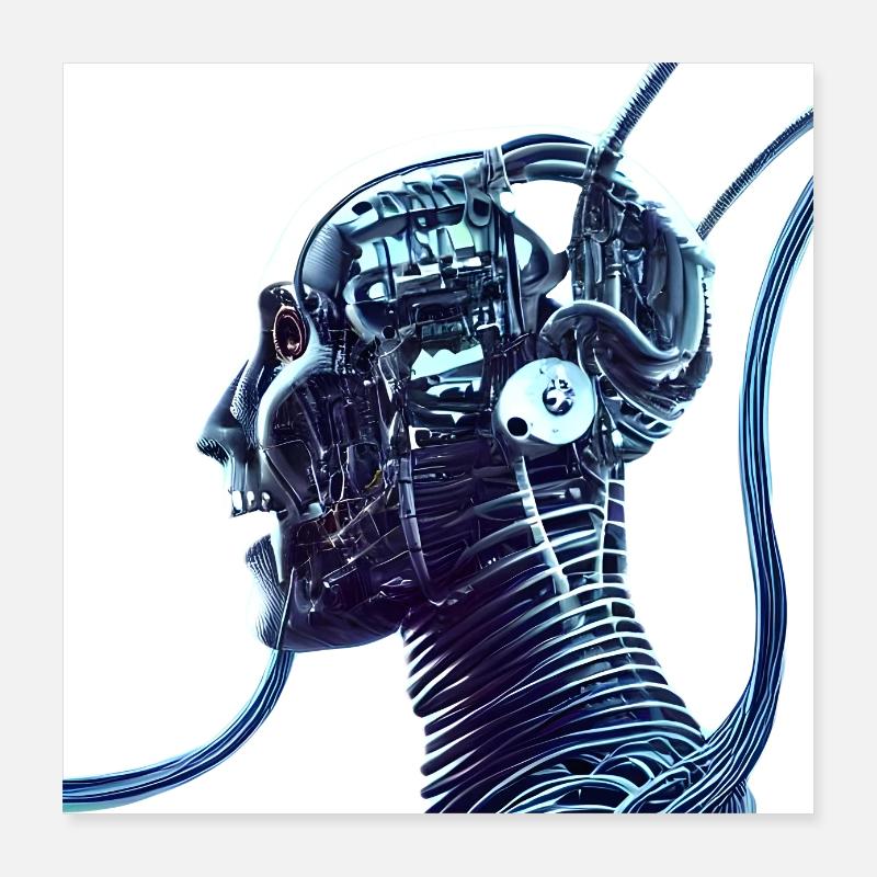 The Singularity Is Coming Poster 16" x 16" (40x40 cm)