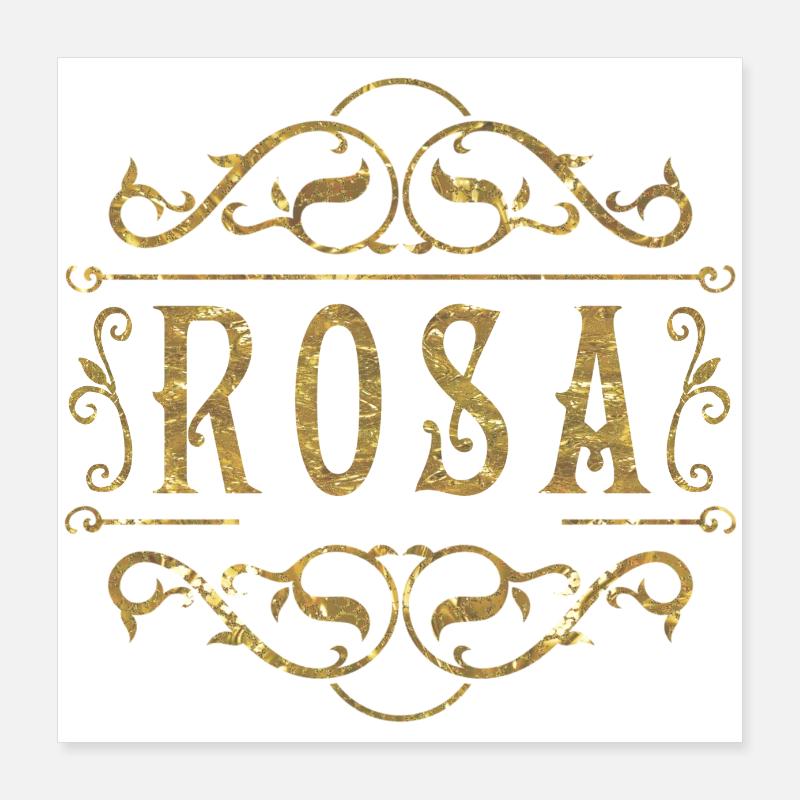 Or rose Poster 40 x 40 cm