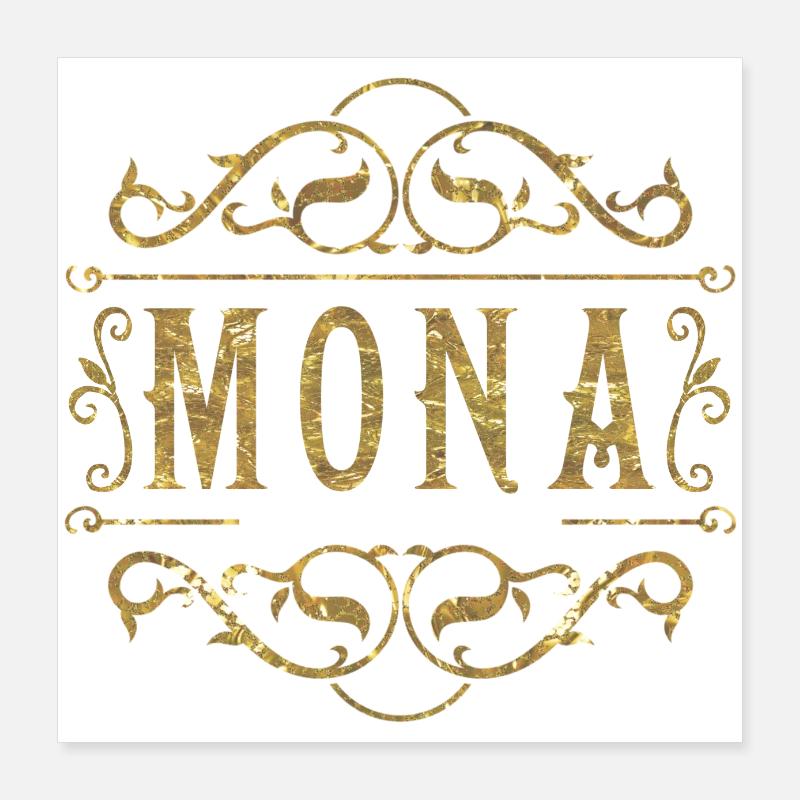 Mona or Poster 40 x 40 cm