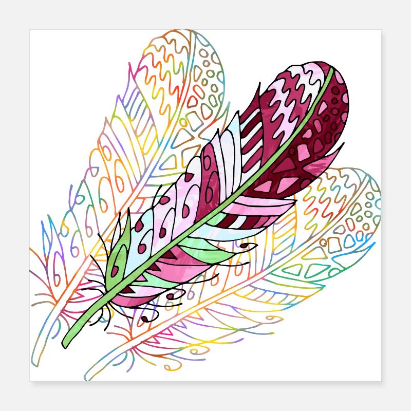 Pen Poster 16" x 16" (40x40 cm)