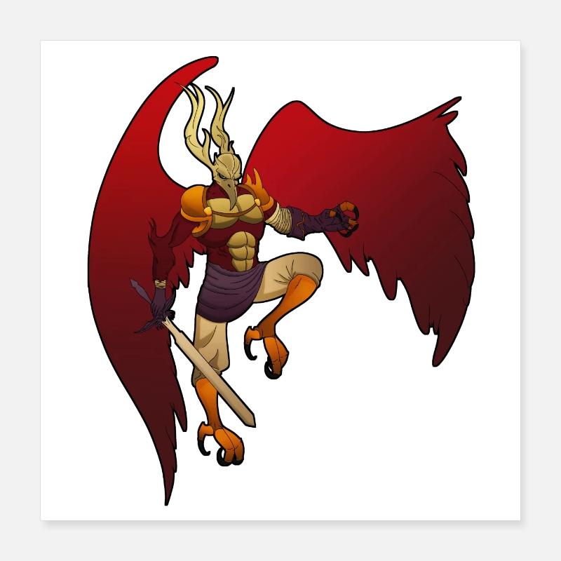 Warrior Wingman Poster 16" x 16" (40x40 cm)