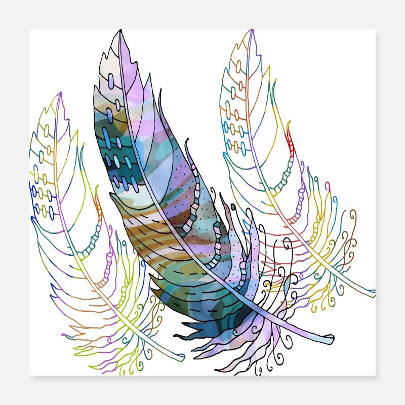 Pen Poster 16" x 16" (40x40 cm)