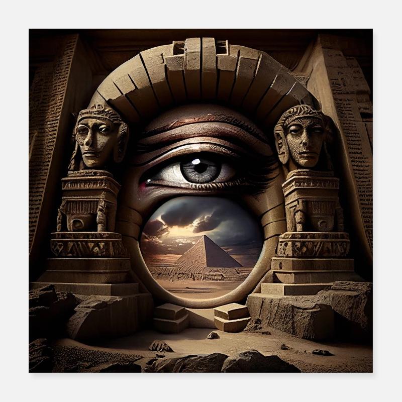 eye by daniel costa 5 Poster 16" x 16" (40x40 cm)