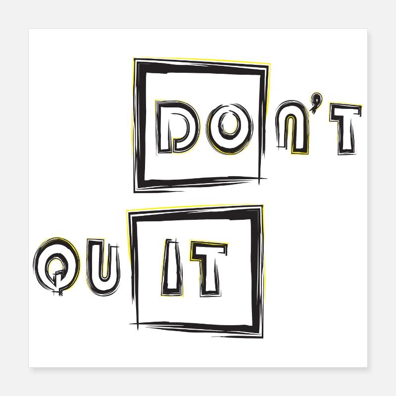 Tu es Poster 40x40 cm