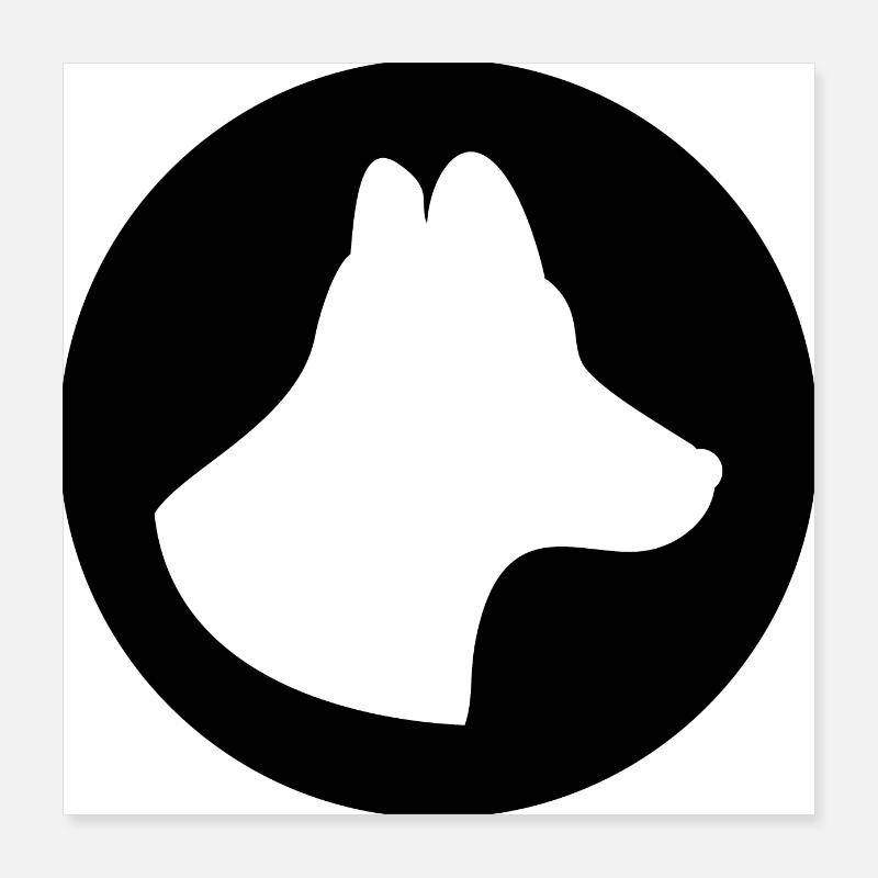 DOG CAT PET Poster 40x40 cm