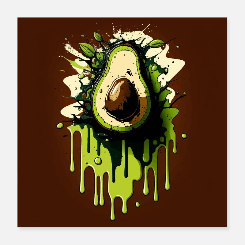 avocado Poster 16" x 16" (40x40 cm)