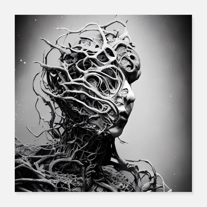 Tree infection Poster 16" x 16" (40x40 cm)