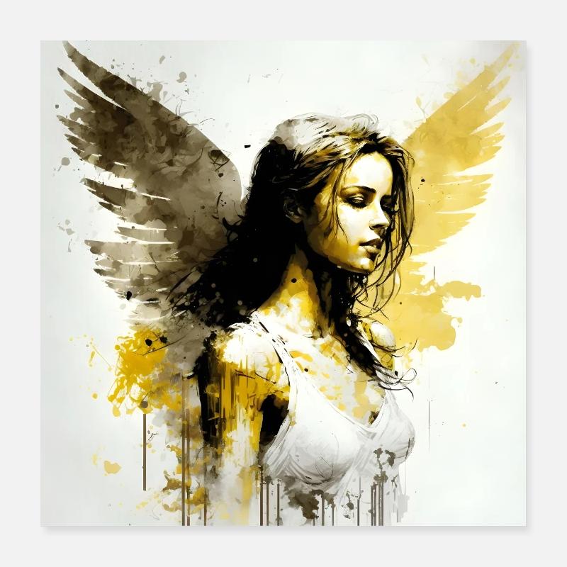 Engelsfrau Nr. 1 Poster 40x40 cm