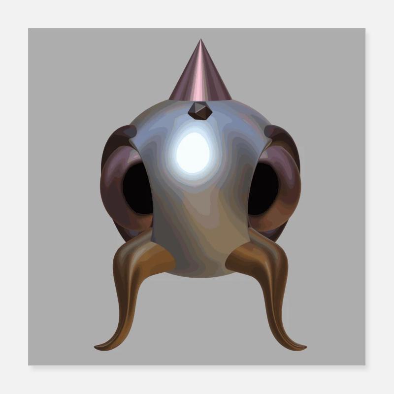 Étranger Poster 40 x 40 cm