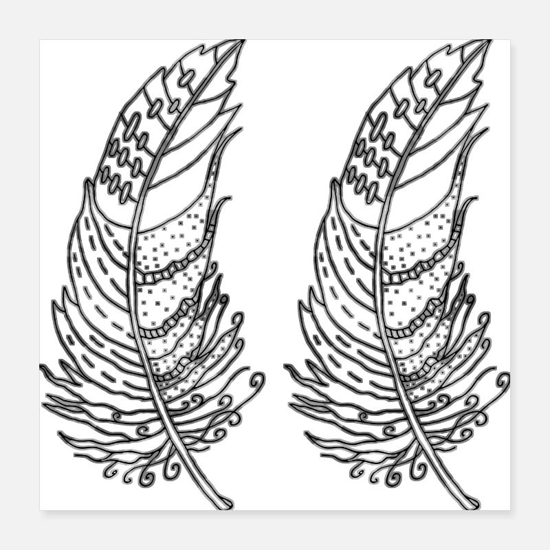 Pen Poster 16" x 16" (40x40 cm)