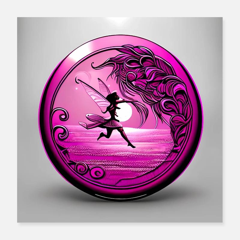 Elf flies Poster 16" x 16" (40x40 cm)