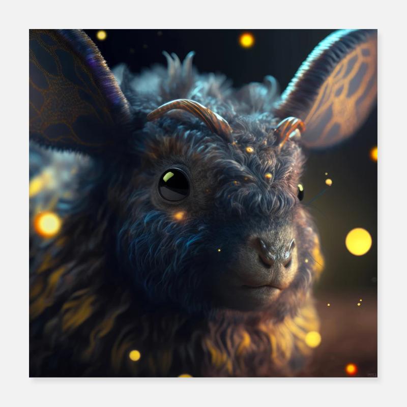 Photo macro créature 08 Poster 40 x 40 cm