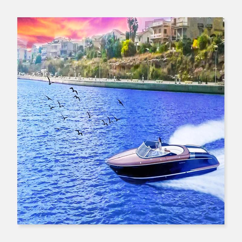 natural view Poster 16" x 16" (40x40 cm)