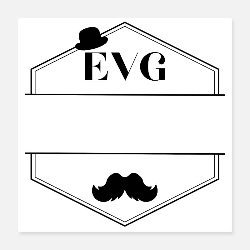 Enterrement de vie de garçon Poster 40 x 40 cm